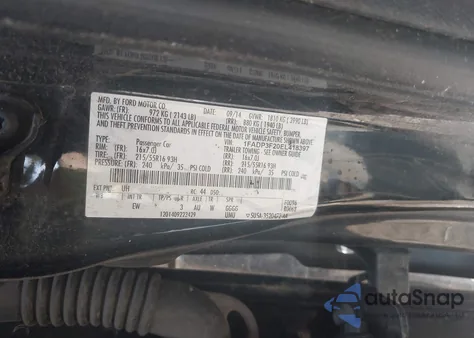 2014 Ford Focus Se z USA, uszkodzony, nr VIN 1FADP3F20EL418397